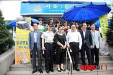 진익철 구청장, 바리스타 수강생 이웃돕는 일일찻집 참석