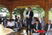 서남권화장장 갈등조정위, 정읍 태인면 점촌마을 방문