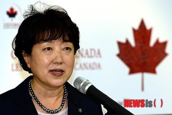 인사말 하는 황선혜 숙명여대총장