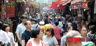 복잡한 남대문시장