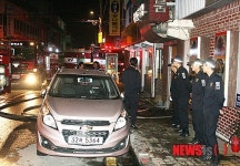 [종합2보]보은 룸살롱 불…손님·여종업원 등 5명 사상