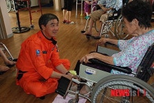 수원소방서 감천장요양원 봉사활동