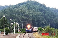 나주 남평역 진입하는 S트레인