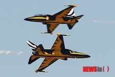 블랙이글의 크로스 비행