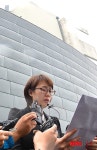 유서 낭독하는 동양증권 노조