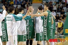 KB국민카드 프로농구…승리를 다짐하는 원주 동부프로미