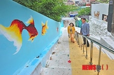 대구 남구 이천동 골목, 벽화거리로 새단장