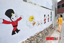 대구 남구 이천동 골목, 벽화거리로 새단장