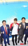 박태환 수영장 개장 파이팅!