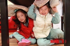 지진대피체험해요!