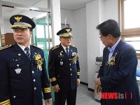 구미, 진평파출소 둘러보는 김귀찬 경북경찰청장