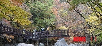 지리산 칠선계곡에 찾아온 가을