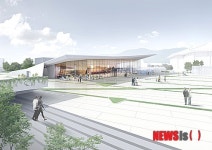 여수시 문예회관 건립 조감도