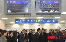 개통 앞둔 분당선 망포역~수원역 구간