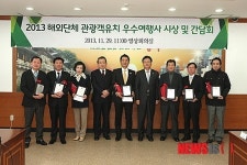 경주시, 해외 단체관광객 유치 우수여행사 시상