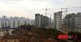 아파트 공사 진행중인 세종시