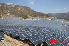 국내 최대규모의 고흥 태양광발전소