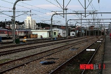 한산한 강릉역
