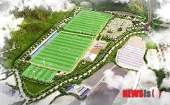 흥덕지구 축구공원 조감도
