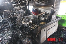 춘천 마트 화재…1억2900만원 재산피해