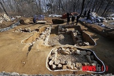 청주 신봉동 고분군 발굴 현장