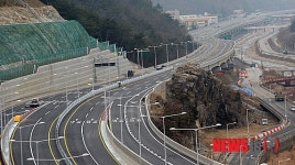 개통 앞둔 신천좌안도로