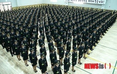 늠름한 해양경찰교육원 입교생
