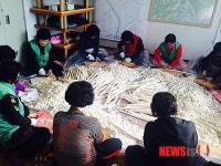 영주 이산면 새마을부녀회, 가래떡 전달