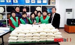 안동 옥동 새마을회, 떡국 전달