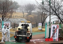 수원 서호에서 펼쳐지는 AI방역