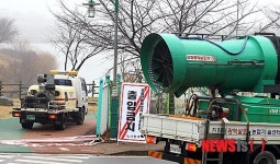 수원 서호에서 펼쳐지는 AI방역