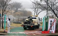 수원 서호에서 펼쳐지는 AI방역