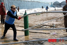 이경옥 안행부 2차관 강릉서 폭설 피해 복구 비지땀