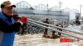 이경옥 안행부 2차관 폭설 피해 현장서 봉사