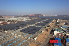 서남물재생센터에 연 35000MWh 전기 생산 태양광 발전소