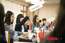 청심국제중고등학교, 모의유엔대회 개최