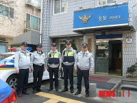 계양署, 계양산지구대 경찰관들 헌신적 산불진화