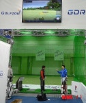 2014한국골프종합전시회장의 골프존 부스