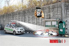 중구, 전국 최초 무단투기 예방 카-클린 운영