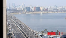 통제되는 마포대교