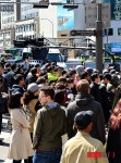 강남역 인근에서 영화 어벤져스2 촬영