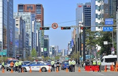 어벤져스2 촬영으로 통제된 강남대로