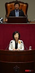 대정부질문하는 김재남 의원