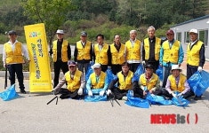 화천군 상서면 노인회 환경정화 봉사활동
