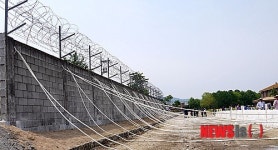 춘천역~소양강처녀상 구간 캠프페이지 담장 철거
