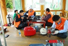 한화 연합봉사단, 월양마을서 봉사활동