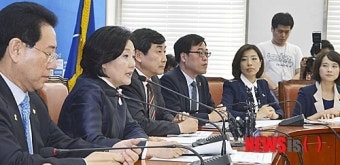 안대희 국무총리 후보자 관련 이야기하는 박영선