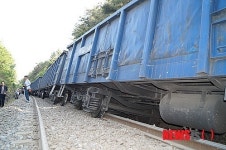 의성역, 화물열차 선로 이탈