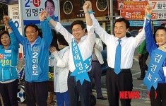 수원시장선거…김용서 맹공에도 염태영은 무대응 고수