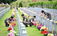 육군 35사단, 임실호국원서 묘역 정화활동